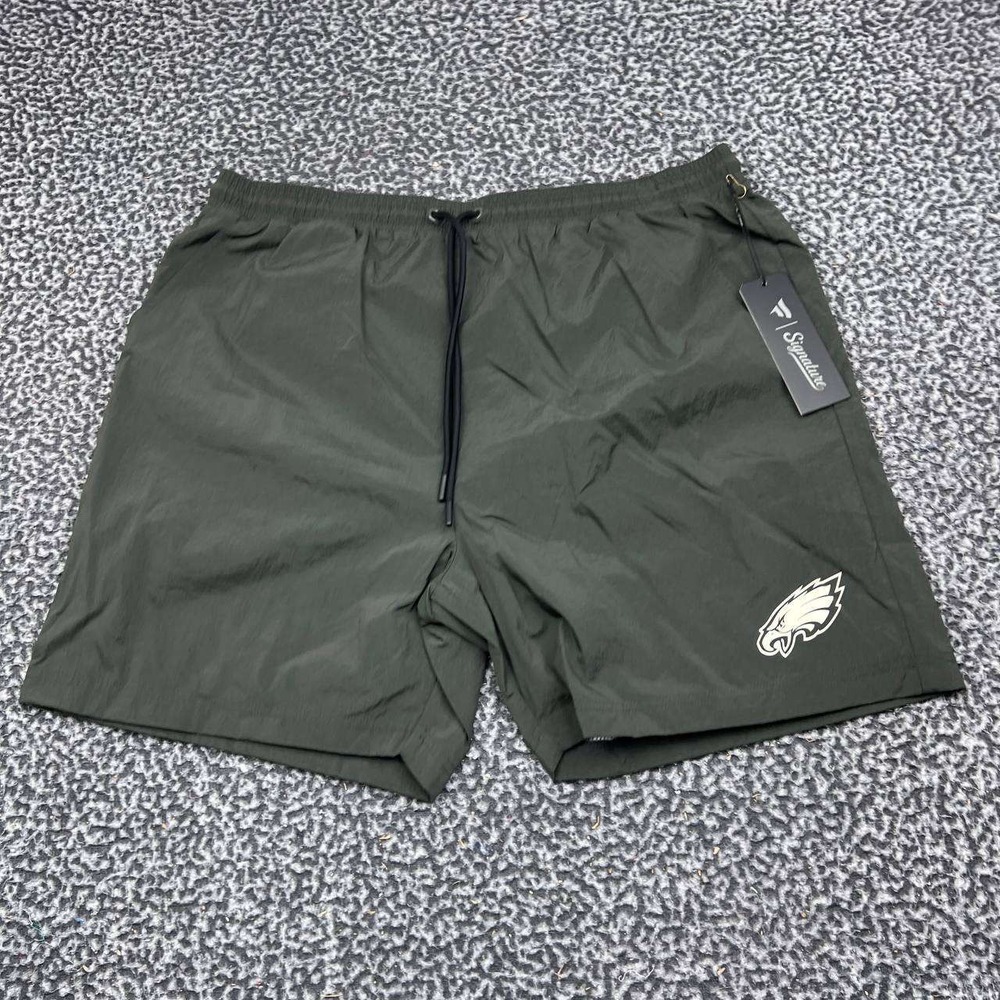 Philadelphia Eagles Shorts Men Large Green Mesh Lined Fanatics Signature New L